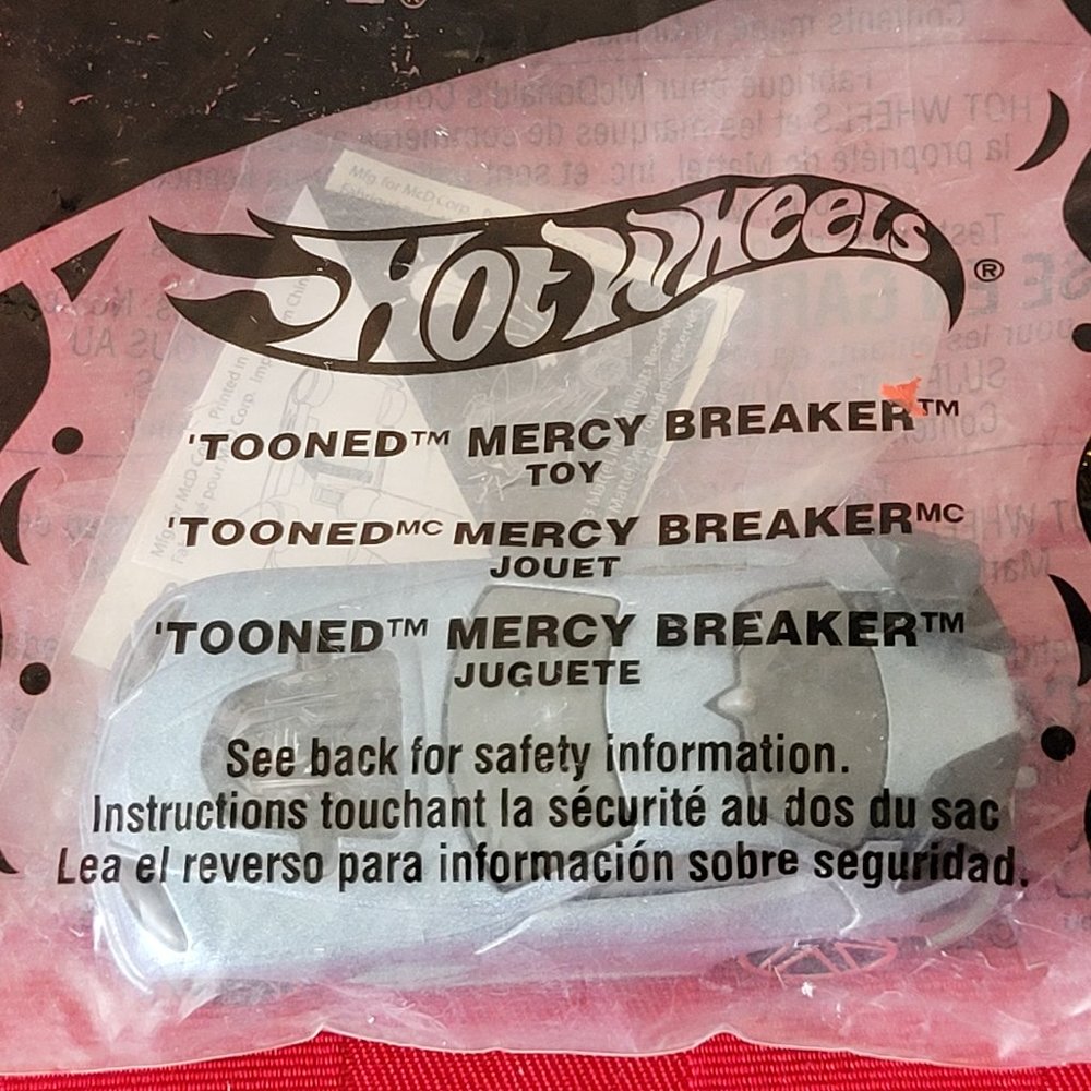 2004 HOT WHEELS, TOONED MERCY BREAKER, MINT IN THE PACKAGE!!!